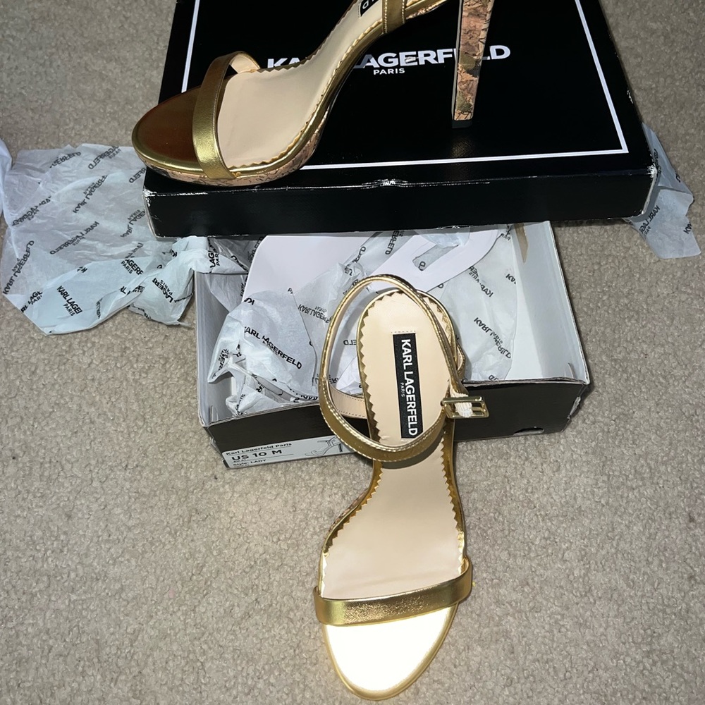 *BRAND NEW* Karl Lagerfeld Paris Lady Dress Sandals